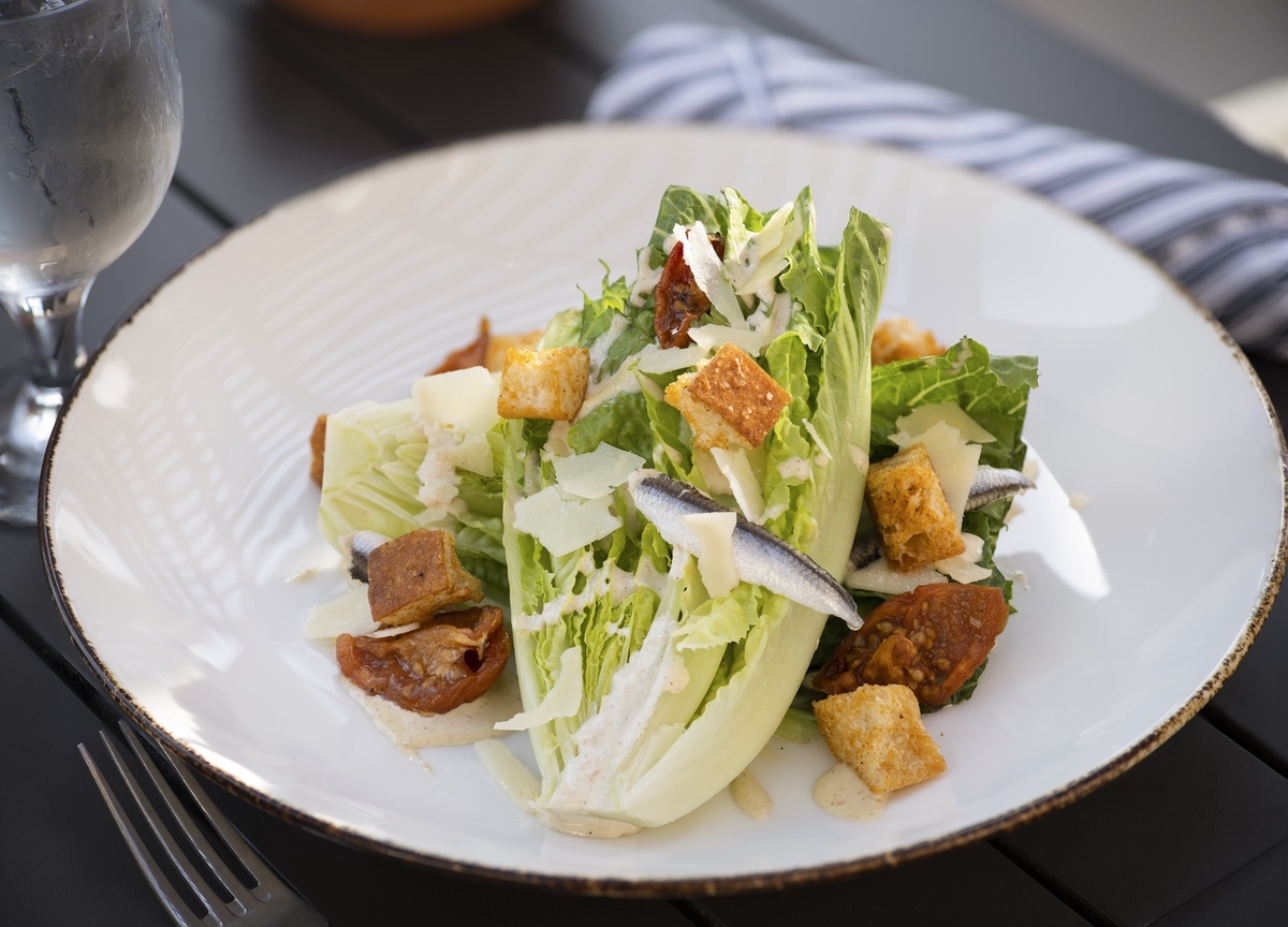 Hilton-2021-Hilton Santa Barbara salad plated food